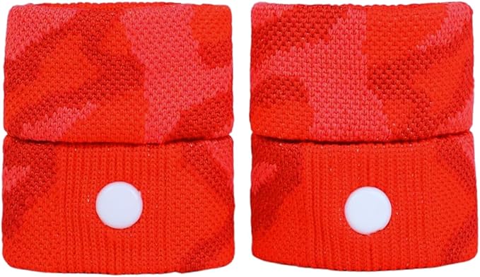 P6 Motion Sickness Bands for Adults Wristbands for Anti Nausea Sea Cruise Travel Car Pregnancy Morning Sickness All-Natural Non Drowsy Relief Acupressure Treatment (2 Pack, Red - Red)
