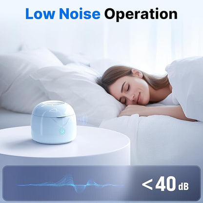 Ultrasonic Retainer Cleaner - UV Dental Cleaning Pod Night Guard Cleaner for Dentures, Aligner, Braces, Toothbrush Heads, Jewelry (Blue)