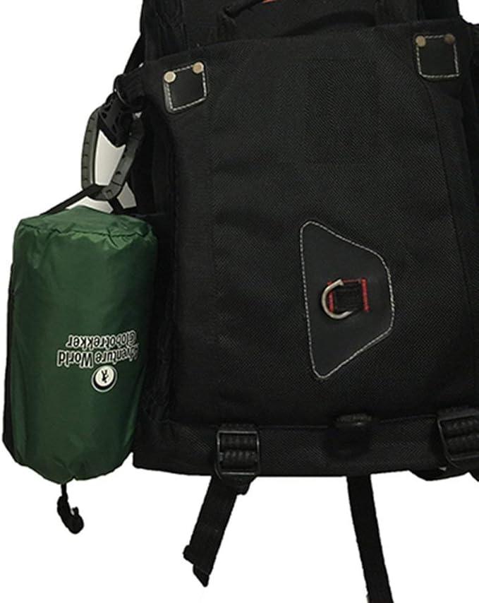 Adventure World Globotrekker Backpack Poncho Lightweight Waterproof Rain Poncho for Hiking, Camping, Travel & Outdoor Use