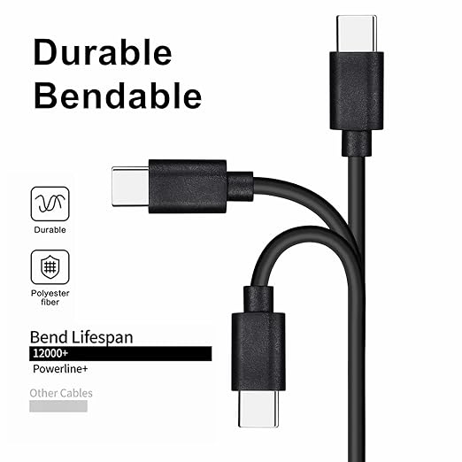 weishan 50-Pack USB C Charger Cable - Multipack USB to Type-C Bulk Charging Cords, USB 2.0 for Phones and Tablets, 3.3ft