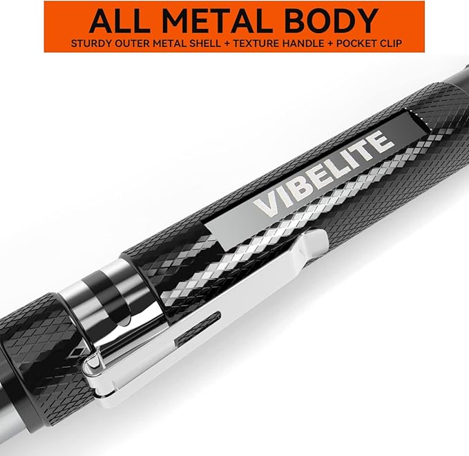 Gifts for Dad, Magnetic Pickup Tool with LED, Telescoping Magnet Flashlight, Cool Gadgets Stocking Stuffers for Teen Boys, Christmas Gifts for Men, Husband, Handyman, Boyfriend, Him, Dad, Black