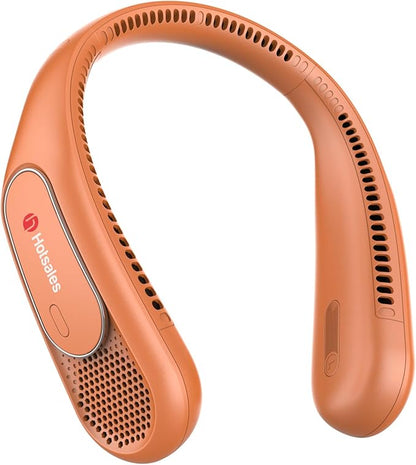 Hotsales Neck Fan, Hands Free Bladeless Neck Fans Portable Rechargeable, 6000 mAh Battery Operated Wearable Personal Fan, Cooling Neck Fan, 3 Speeds, USB Fan Gifts for Men, Women, Travel, Outdoor