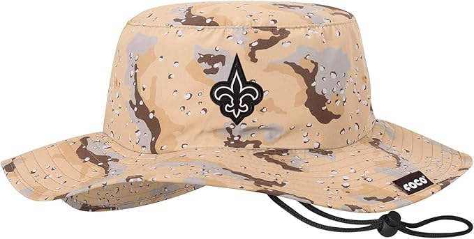 NFL Solid Team Color Logo Sport Outdoor Sun Bucket Boonie Hat