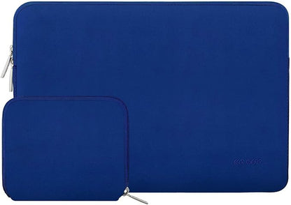 MOSISO Laptop Case 13.3 inch, 13-13.3 inch Laptop Sleeve Bag Compatible with MacBook Air/Pro 13/Pro 14 M5 M4 M3 M2 M1, HP Dell ASUS Lenovo, Neoprene Computer Sleeve Bag with Small Case, Royal Blue