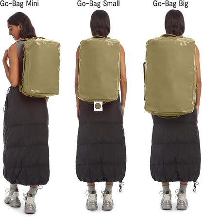 Baboon to the Moon Go-Bag Big Duffle Bag - Detachable Straps, Stylish, Compact, Large Travel Bag Lightweight, Durable, Water-Resistant for Men and Women (Crocodile)