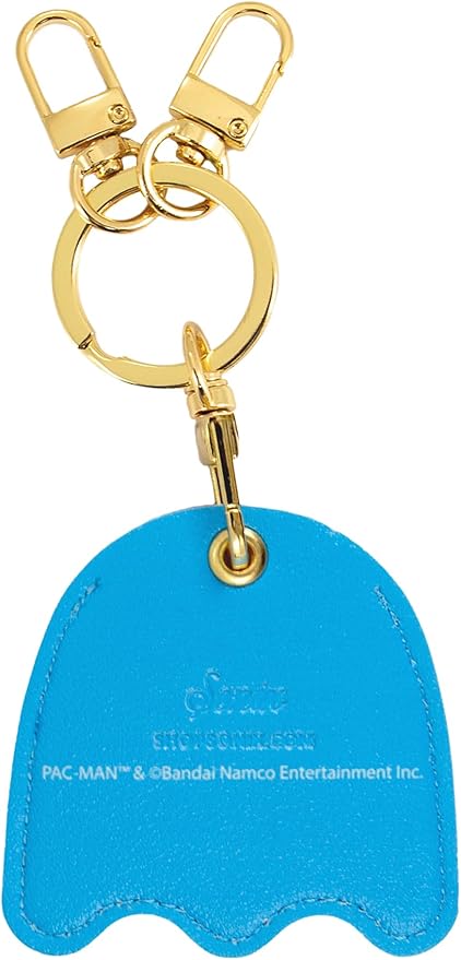 Sonix Keychain Case Compatible with Apple AirTag | Protective AirTag Cover Keychain Charm | Pac-Man Classic - Inky