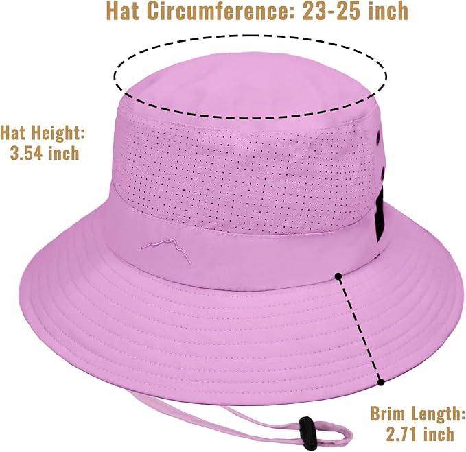 Sun Bucket Hat for Men Women Fishing Beach Safari Hats for Golf Hiking Hunting Outdoor UPF 50+