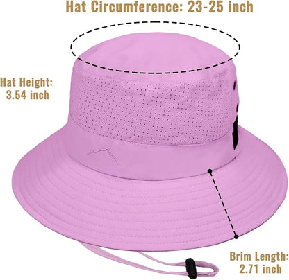 Sun Bucket Hat for Men Women Fishing Beach Safari Hats for Golf Hiking Hunting Outdoor UPF 50+