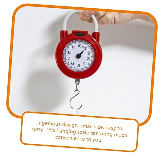 POPETPOP High Precision Portable Hanging Scale with Hook Smart Digital Luggage Weight Scale for Travel Fishing and Home Use Compact Design for Easy Carrying