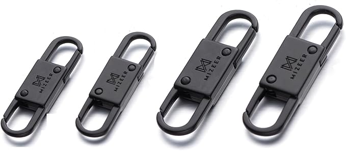 Mizeer Anti Theft Zipper Clips - Keep Zippers Closed on Backpacks, Purses
