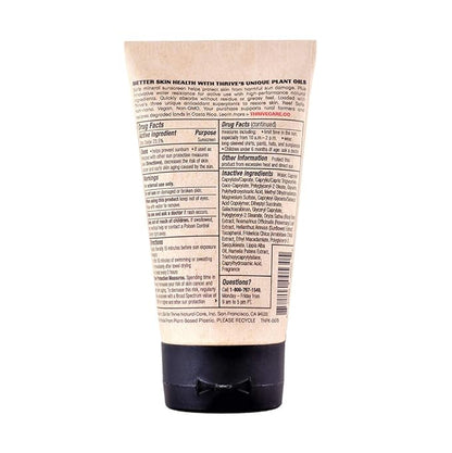 Thrive Natural Care Reef Safe Sunscreen SPF50 - Hawaii 104 Reef Act Compliant - Mineral Sunscreen Non-Nano Zinc Oxide - Vegan, (5.8 Oz (Pack of 1))