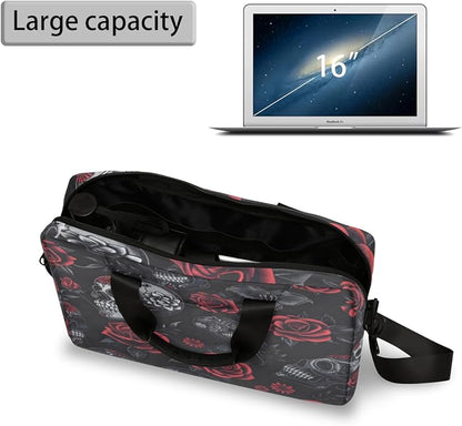 Laptop Bag Bohemian Mandala Laptop Satchel Briefcase Adjustable shoulder Carrying for MacBook Pro 16 inch