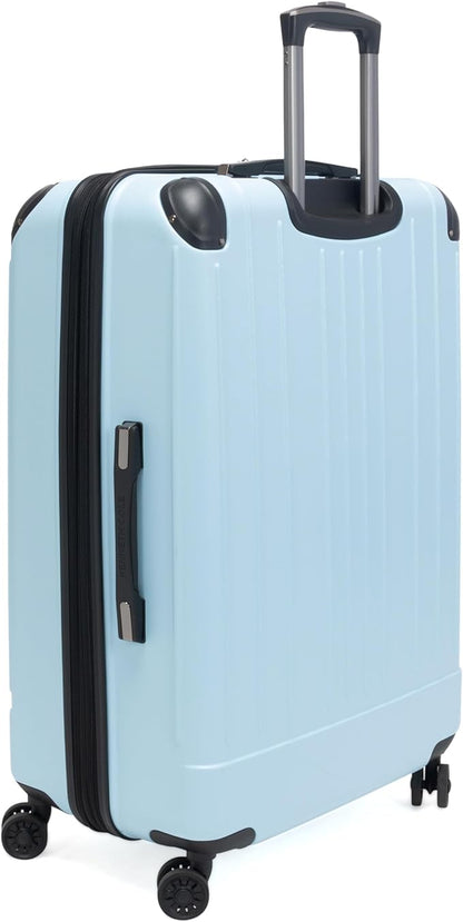 Kenneth Cole Reaction Flying Axis 28" Hardside Expandable 8-Wheel Spinner Check-Size Luggage, Dream Blue