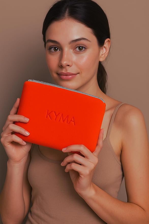 Essentials & Travel Pouch – Waterproof Cosmetic Case for Toiletries, Skincare, Beach Essentials, Tech Accessories & Everyday Organization - Lightweight, Durable, Easy-to-Clean, Makeup Bag, Organizer