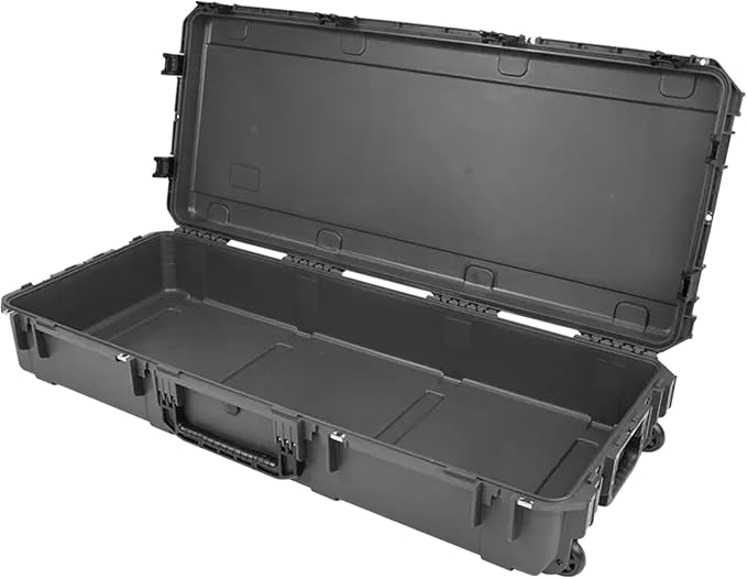 SKB Hard Protective Storage Case, Foam, Wheels for Equipment, iSeries 47" x 19" x 8", Dark Gray