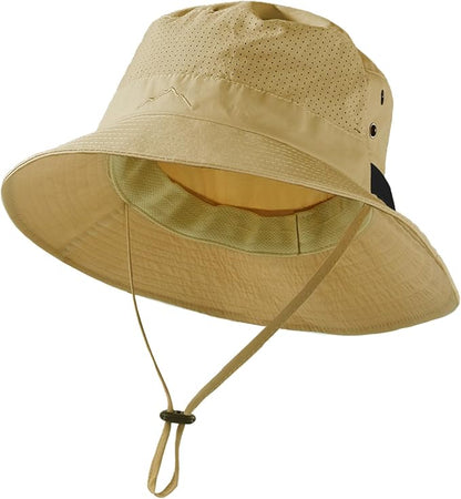 Sun Bucket Hat for Men Women Fishing Beach Safari Hats for Golf Hiking Hunting Outdoor UPF 50+