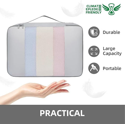 BAGAIL 6 Set/8 Set/10 Set Packing Cubes Various Sizes Packing Organizer for Travel Accessories Luggage Carry On Suitcase