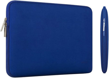 MOSISO Laptop Case 13.3 inch, 13-13.3 inch Laptop Sleeve Bag Compatible with MacBook Air/Pro 13/Pro 14 M5 M4 M3 M2 M1, HP Dell ASUS Lenovo, Neoprene Computer Sleeve Bag with Small Case, Royal Blue