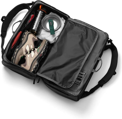 Db Journey Roamer Pro Split Duffel Bag, Travel Duffel Backpack, Convertible Weekender with Ergonomic Straps for Comfort, Carry On with Roller Bag Hook Up System, 50L - Cappucino