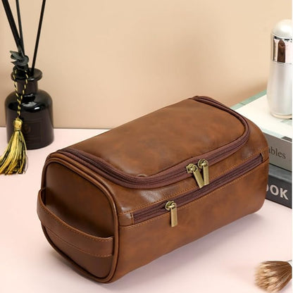 Personalized Large Toiletry Bag for Men,Minimalist Travel Toiletry Organizer Dopp Kit Water-resistant Shaving Bag for Toiletries Accessories,Ideal Chrismas Gifts For Men