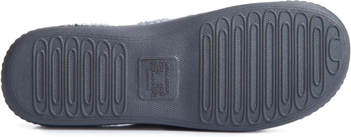 Laura Ashley Ladies Spa Rugged Slippers With Memory Foam Insole