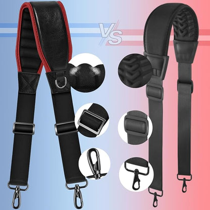ZINZ 77" Shoulder Strap with Neoprene Thick Padded, Universal Bag Strap with Double Adjustable Buckles and Metal Swivel Hooks