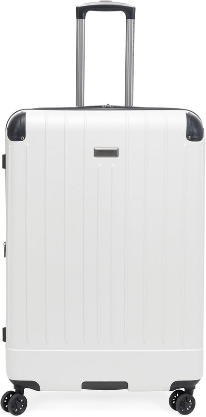 Kenneth Cole Reaction Flying Axis 28" Hardside Expandable 8-Wheel Spinner Check-Size Luggage, Coconut White