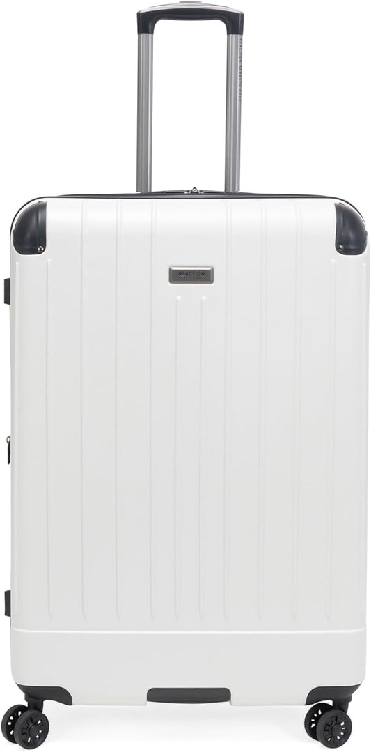 Kenneth Cole Reaction Flying Axis 28" Hardside Expandable 8-Wheel Spinner Check-Size Luggage, Coconut White