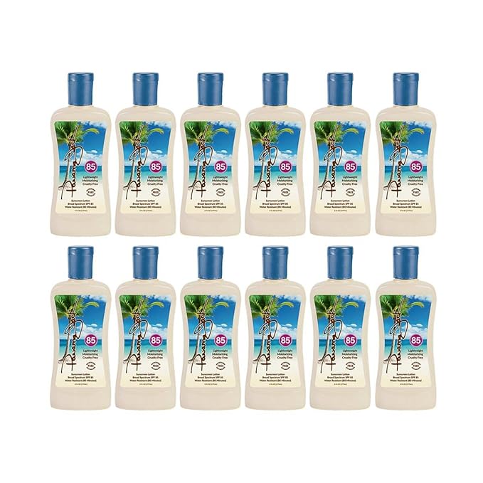 Panama Jack Sunscreen Suntan Lotion - SPF 85, Broad Spectrum UVA/UVB Protection, PABA, Paraben, Gluten & Cruelty Free, 6 FL OZ (Pack of 12)