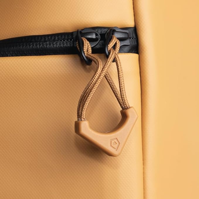 WANDRD Worryless™ Locking Zipper Pullers - Secure Your Travel Essentials - Zipper Locks for Travel Gear (Dallol Yellow)