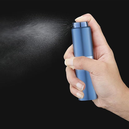 Perfume Travel Refillable Atomizer Bottle: Cologne Spray Mini for Refill - Empty Fragrance Sprayer for Men - Large Size 20ML Blue
