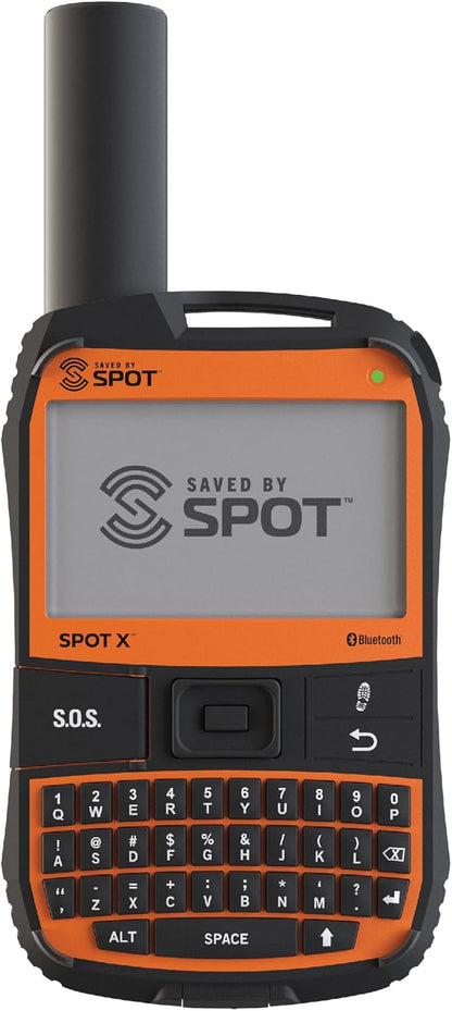 Spot X with Bluetooth 2-Way Satellite Messenger | SOS Protection | Handheld Portable 2-Way GPS Messenger for Hiking, Camping, Cars| Globalstar Satellite Network Coverage | Subscription Applicable