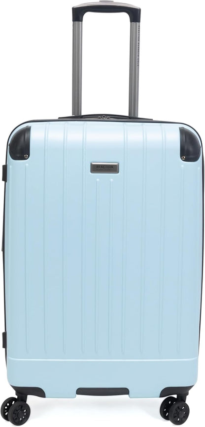 Kenneth Cole Reaction Flying Axis 24" Hardside Expandable 8-Wheel Spinner Check-Size Luggage, Dream Blue