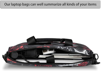 Laptop Bag Bohemian Mandala Laptop Satchel Briefcase Adjustable shoulder Carrying for MacBook Pro 16 inch