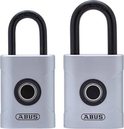 ABUS Touch 57/45 Fingerprint Lock, Smart Lock for Home, Office and More, Silver
