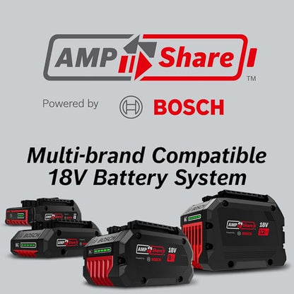BOSCH GPB18V-5CN 18V Jobsite Radio with Bluetooth® 5.0 and Power Station