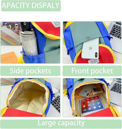 Toddler Backpack for Boys and Girls Age 3+, Lightweight Small Kids School Bag for Kindergarten, Daycare, Travel (Green)