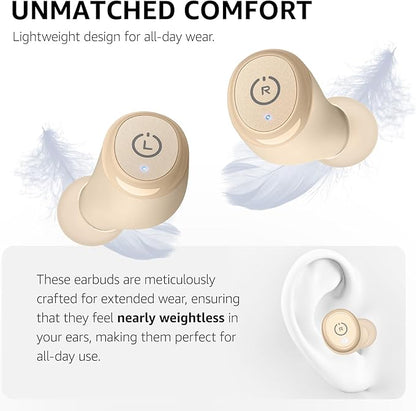 TOZO T10 Wireless Earbuds Bluetooth 5.3 Headphones, App Customize EQ, Ergonomic Design, 55H Playtime, Wireless Charging Case, IPX8 Waterproof Sound in-Ear Headset, New Version