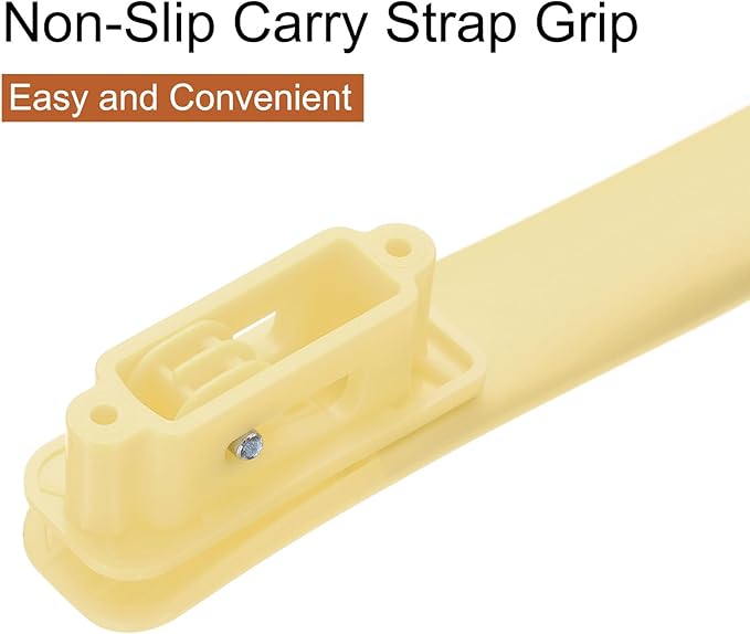 uxcell 2 Pcs Luggage Handle Replacement 8.5 Inch Suitcase Handle Carry Strap Plastic Pull Handle Grip Luggage Replacement Parts with Screws for Suitcase Box Luggage Case, Fruit Yellow