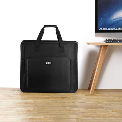 BUBM Desktop Computer Carrying Case, Padded Nylon Carry Tote Bag for Transporting Computer Tower PC Chassis, Keyboard, Cable and Mouse…