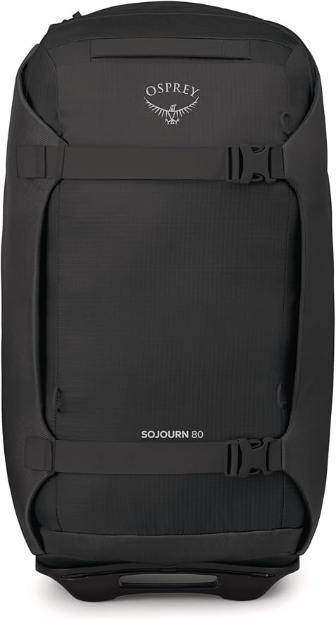 Osprey Sojourn 28"/80L Wheeled Travel Backpack with Harness, Black