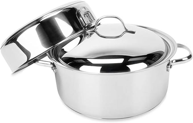Camco Mfg 43921 Cookware 10 Pc Set Nesting Stainless Steel