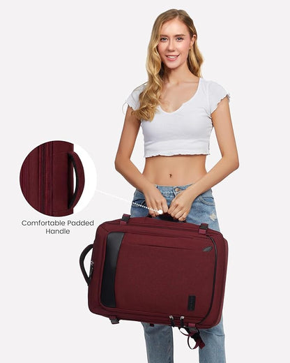 LOVEVOOK Carry on Backpack, 45L Large Travel Backpack for Women Men Airline Approved, Expandable Large Suitcase Backpacks With 4 Packing Cubes, Aer Travel Pack 3, Water Resistant Weekender Bag