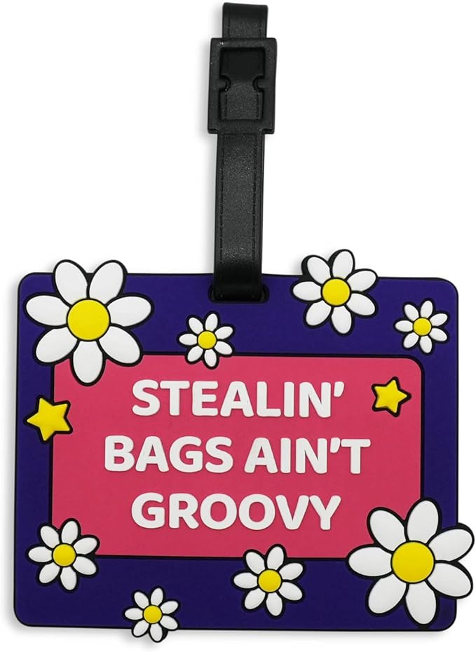Funny Luggage Tag – Hilarious Travel ID Tag with Sarcastic Saying – Durable & Easy to Spot Suitcase Tag for Men, Women, Frequent Flyers, or Gag Gift for Travelers - Stealin Bags