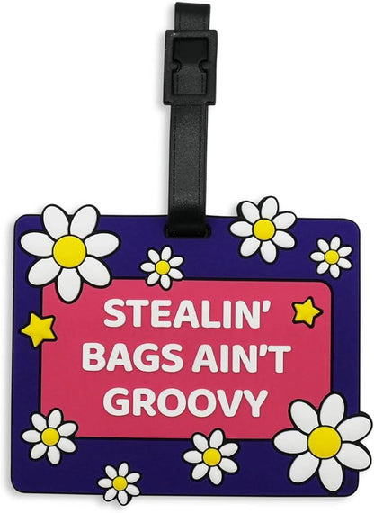 Funny Luggage Tag – Hilarious Travel ID Tag with Sarcastic Saying – Durable & Easy to Spot Suitcase Tag for Men, Women, Frequent Flyers, or Gag Gift for Travelers - Stealin Bags