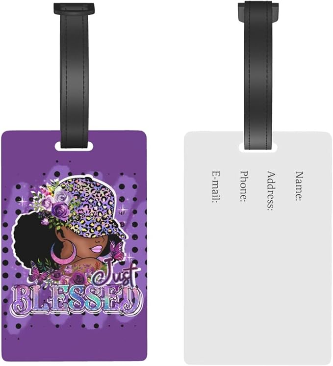 Travel Suitcase Protector African American Girl Elastic Protective Washable Luggage Cover With Concealed Zipper Suitable For 18-32 Inch(XL (for 29-32 inch luggage))