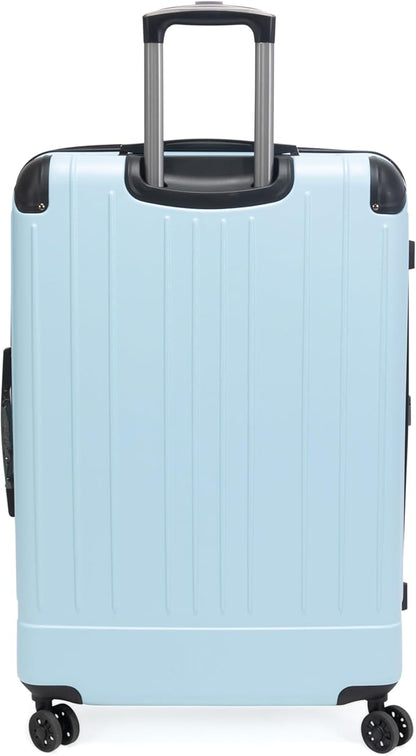 Kenneth Cole Reaction Flying Axis 28" Hardside Expandable 8-Wheel Spinner Check-Size Luggage, Dream Blue