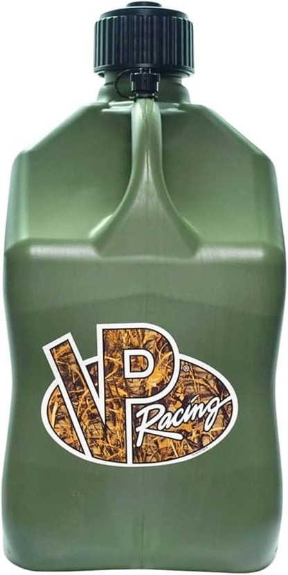 VP Racing Utility Container 5.5 Gallon - 2 Pack with 2 Deluxe Hoses and a Get Bent Hose Bender (Camo, 2 Pack)