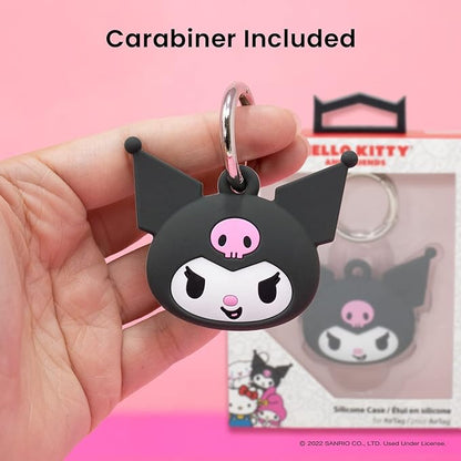 iFace Sanrio Friends Special Edition Silicone Protective Cover [ Compatible with Apple AirTag ][Cute Character Case] [Carabiner Keychain Clip Included] - Set of 4 in Gift Box