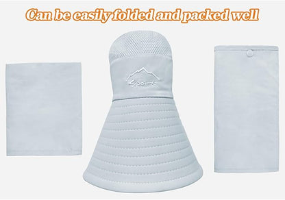 Sun Hats for Men Women Fishing Hat UPF 50+ Breathable Wide Brim Summer UV Protection Hat